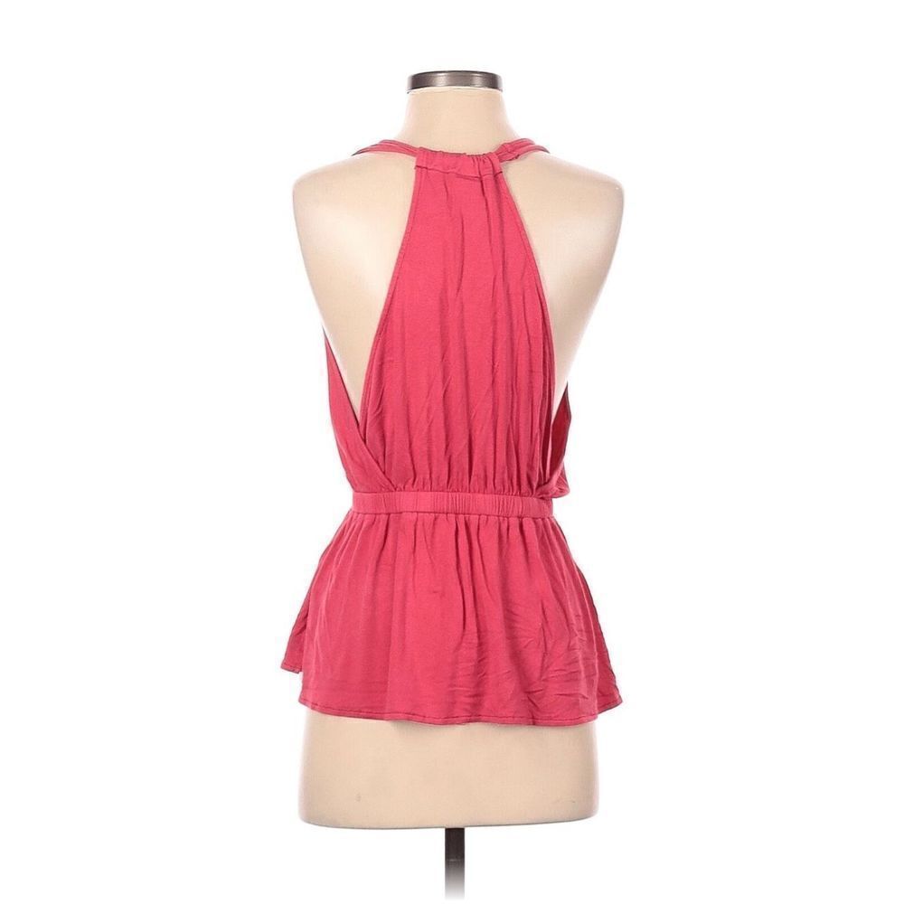We The Free Peplum Jersey Pink Tank Blouse Size L - Picture 3 of 11